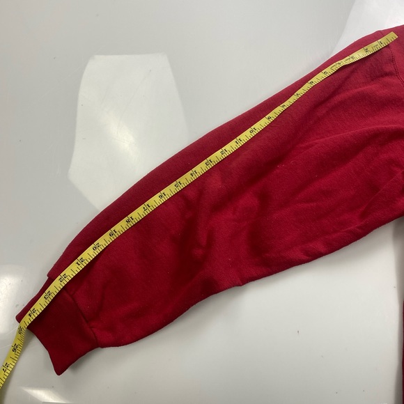 CHAMPION red “Stanford” pull over sweater p30-21 - Picture 8 of 8